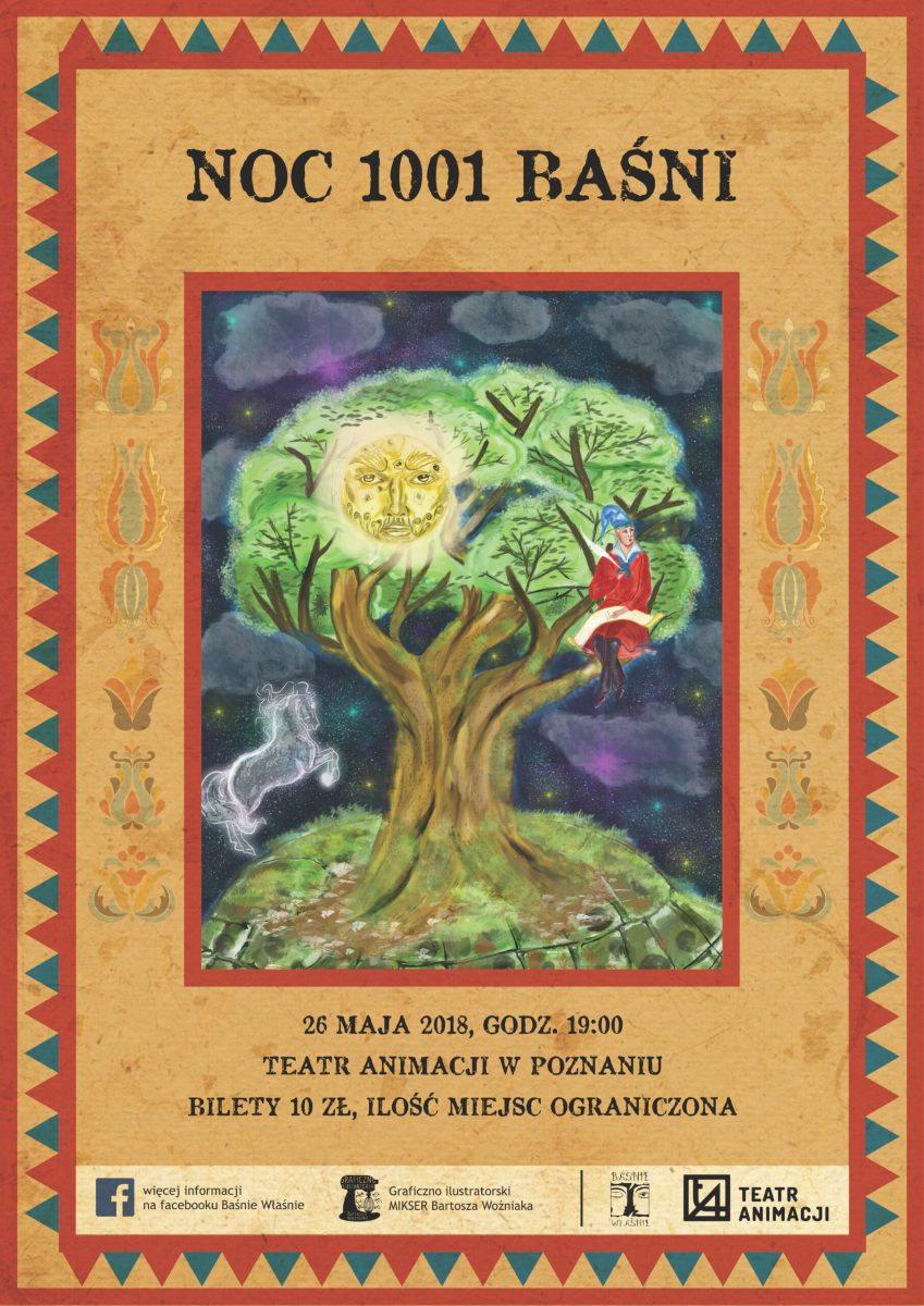 Archiwalny plakat Nocy 1001 Baśni 2018