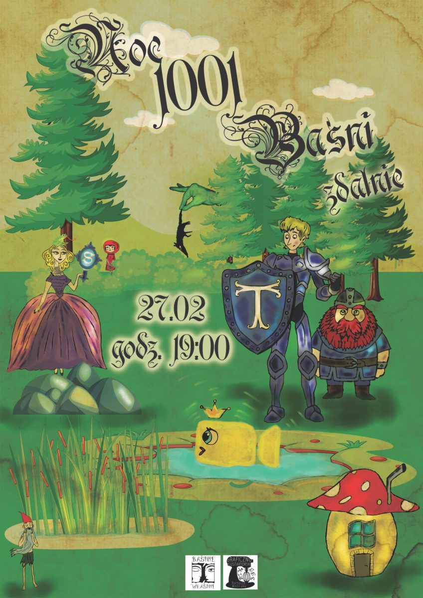 Archiwalny plakat Nocy 1001 Baśni